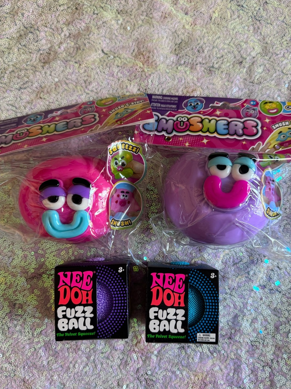 Viral Needoh & Smushers &  Squishy Toy Bundle Five Below RMS